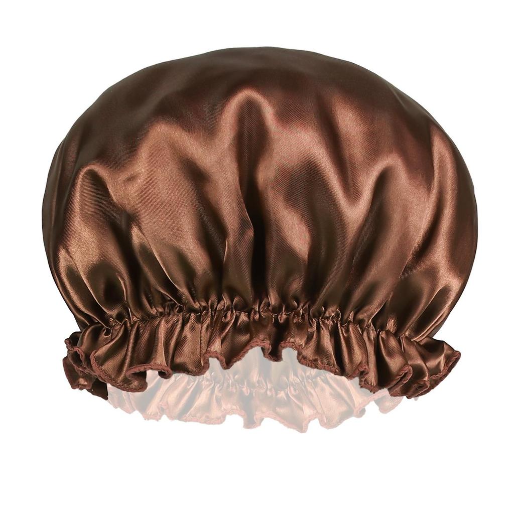 Satin Sovmössa för Kvinnor - Enkel Huvudbonad för Hemma, Bad, Efter Förlossning eller Cellgiftsbehandling