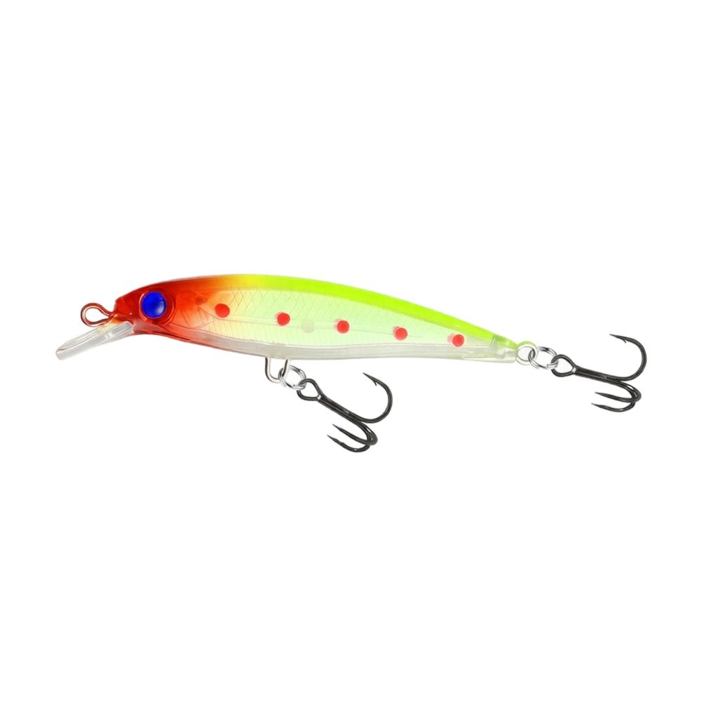 8 5cm 6 5g Floating Minnow Fishing Lure with Internal Steel Balls Hard Plastic Body Holographic Foil Surface Durable Design for Freshwater Fishing