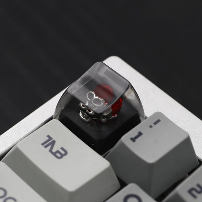 Artisans Dark Series Resins Keycaps With Glowing Effect AntiWear Key Top For Mechanical Keyboards
