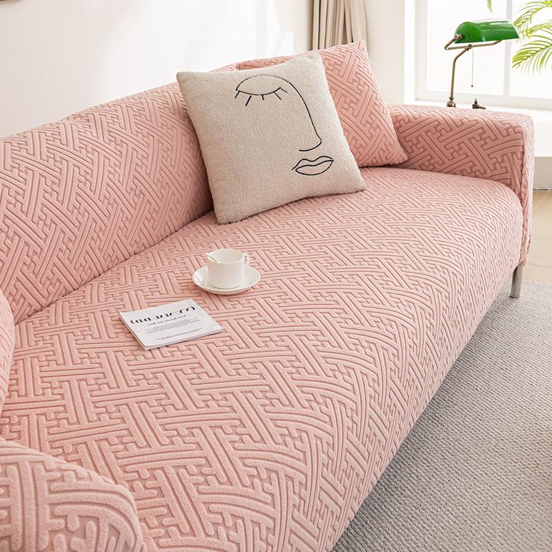 

New Sofa Cover All Inclusive Universal Cover High End Feel Lazy Person Elastic Suitable for All Seasons Anti Cat Paw Full Cover Towel r 90-140cm