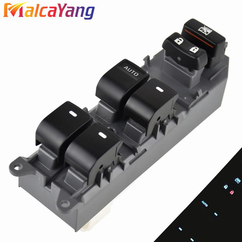 

For Toyota Yaris Camry Tacoma Lexus Highlander Land Cruiser Venza rav4 2006-2015 LED Lighted Power Window Switch84820-06100