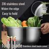 Stainless Steel Bowl Set for Washing, Cooking, and Mixing