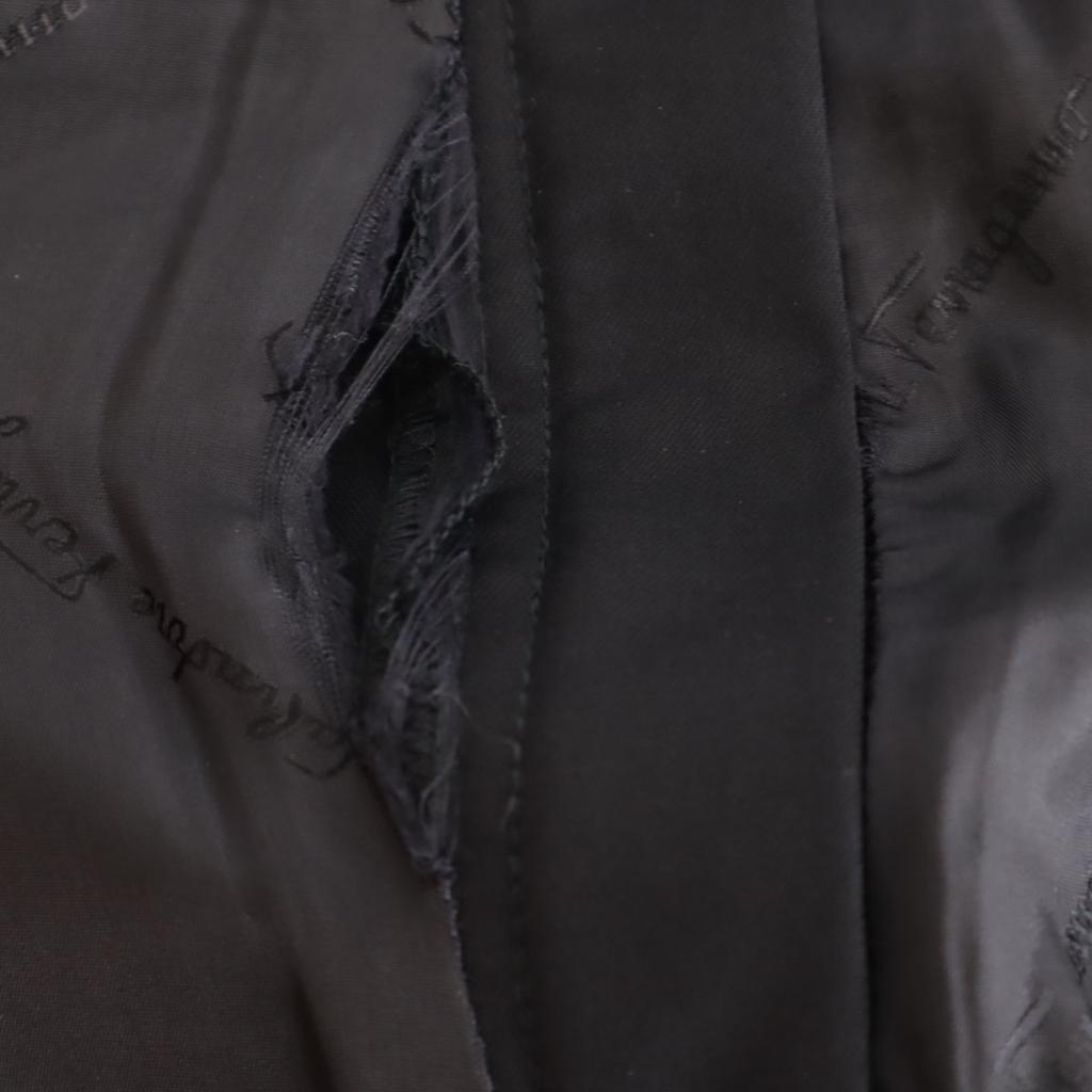 Salvatore Ferragamo Made In Italy Pants 44 Black Women Used