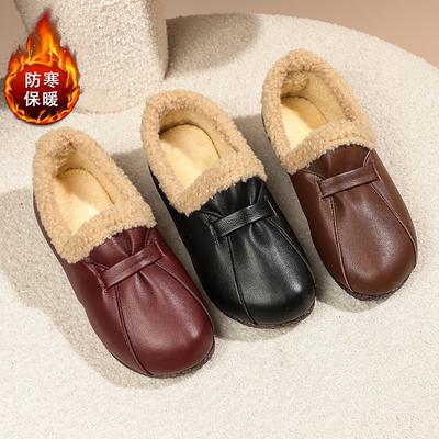 Fashion Winter Outdoor Snow Boots 2024 Women's Warm Cotton Shoes Casual Comfortable Plush Waterproof Small Leather Shoes  Women's Shoes