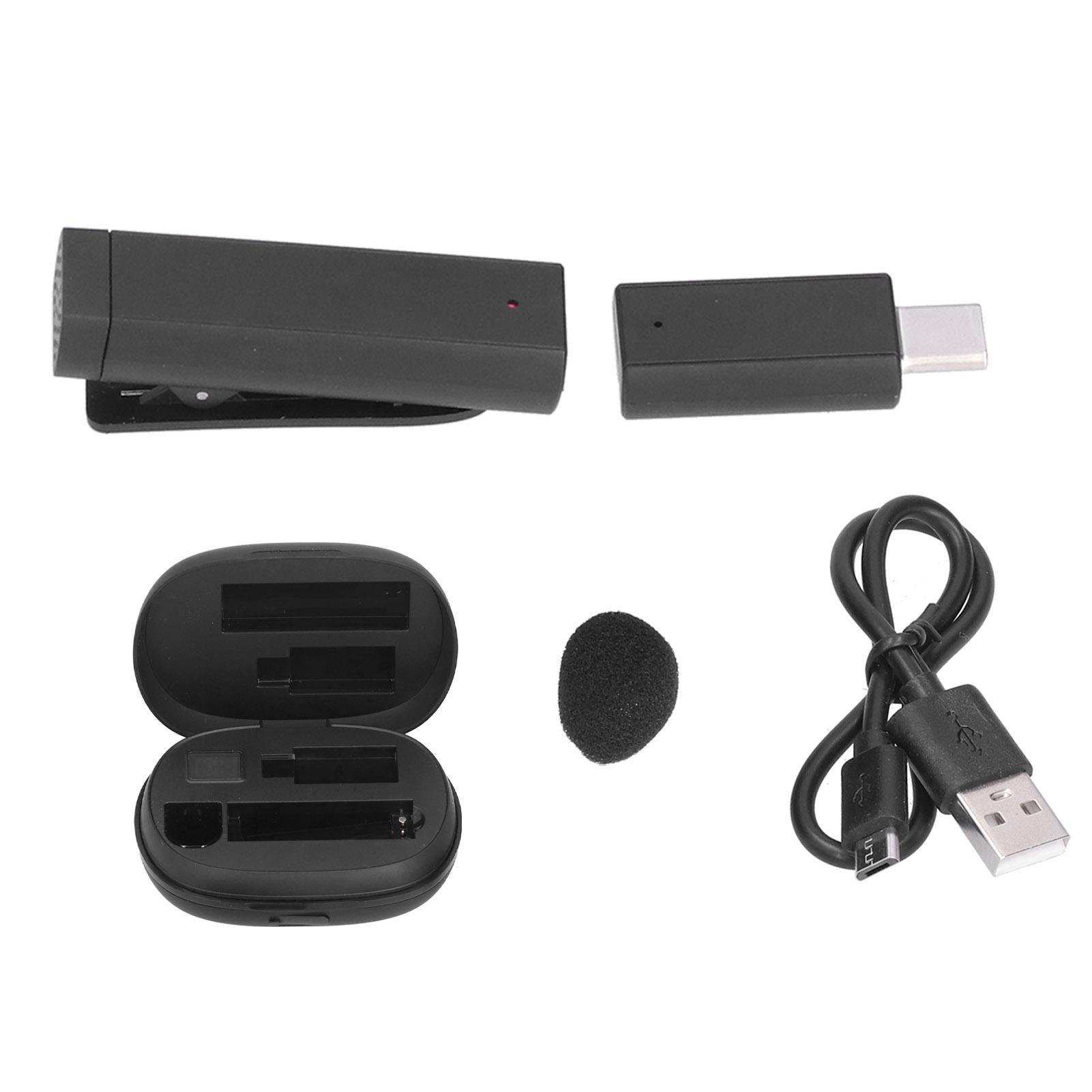 

2,4 ГГц беспроводной мини-петличный микрофон с шумоподавлением для прямой трансляции интервью трансляцииДля