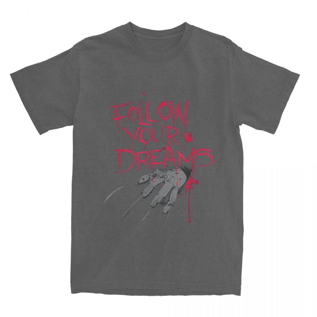 Elm Street Nightmare T-Shirt F-Freddy K-Kruger T Shirts Short-Sleeve Streetwear Tops Summer Pure Cotton O-Neck Oversize Tees