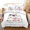 Neues König Königin Liebhaber Bettwäsche Set Einzelbett Twin Full Queen King Size Liebhaber Ölgemälde Bettset Erwachsener Kind Schlafzimmer Bettbezug 020