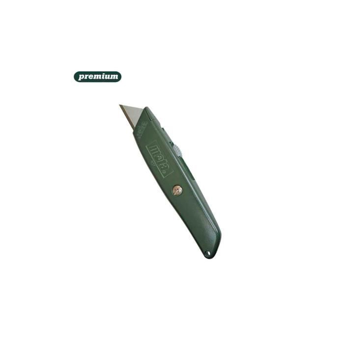 Cutter Métallique Rétractable Lame Trapèze C100 Mota