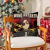 Comic Book Fan WWIND BREAKER Cool Pillow Case Silky Short Plush With Invisible Zipper Dustproof Sofa Cushion Cover