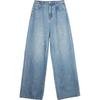 Betu Dams Högmidjade Vida Jeans i Denim