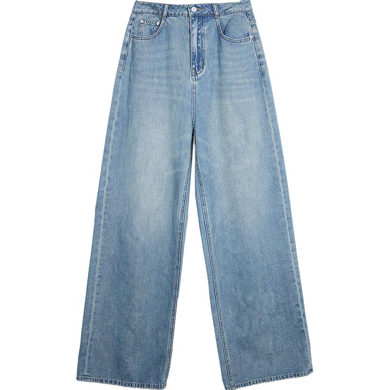 Betu Women s High-Waist Wide-Leg Denim Jeans S