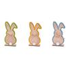 New Style, Easter, Wooden Crafts, Rabbit Silhouette, Minimalist Nordic Style, Home Wooden Crafts, Decorative Ornaments