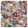 50 100Pcs Anime Stickers Demon Slayer Kimetsu No Yaiba Cool Vinyl Decals For Laptop Skateboard Luggage Car Bike Waterproof