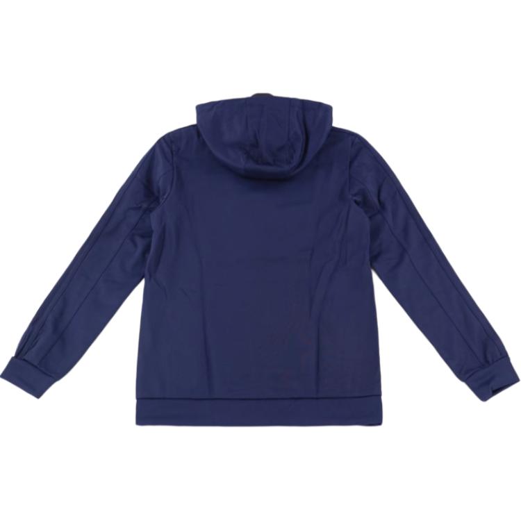 Adidas Originals Budo Trefoil Logo Print Hooded Jacket Men Jacket Dark-Blue AZ6363
