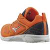 Mizuno VS Lightweight Safety JSAA Standard Work Orange x Silver x 25 3E All-Mighty Shoes, Lace-Up Mesh, Standard, (Type A), Navy, cm,