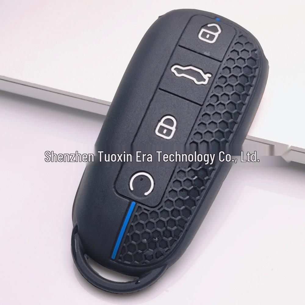 Silicone Car Key Cover for Chery Tiggo 8 Pro, Arrizo, Explore, Tiggo 9 - Honeycomb Design