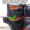 כיסוי קצה צד דלת פנימית מגן הגנה שטיח דלת רכב מדבקת כרית נגד בעיטה עבור BMW X5 F15 G05 2014- X5M
