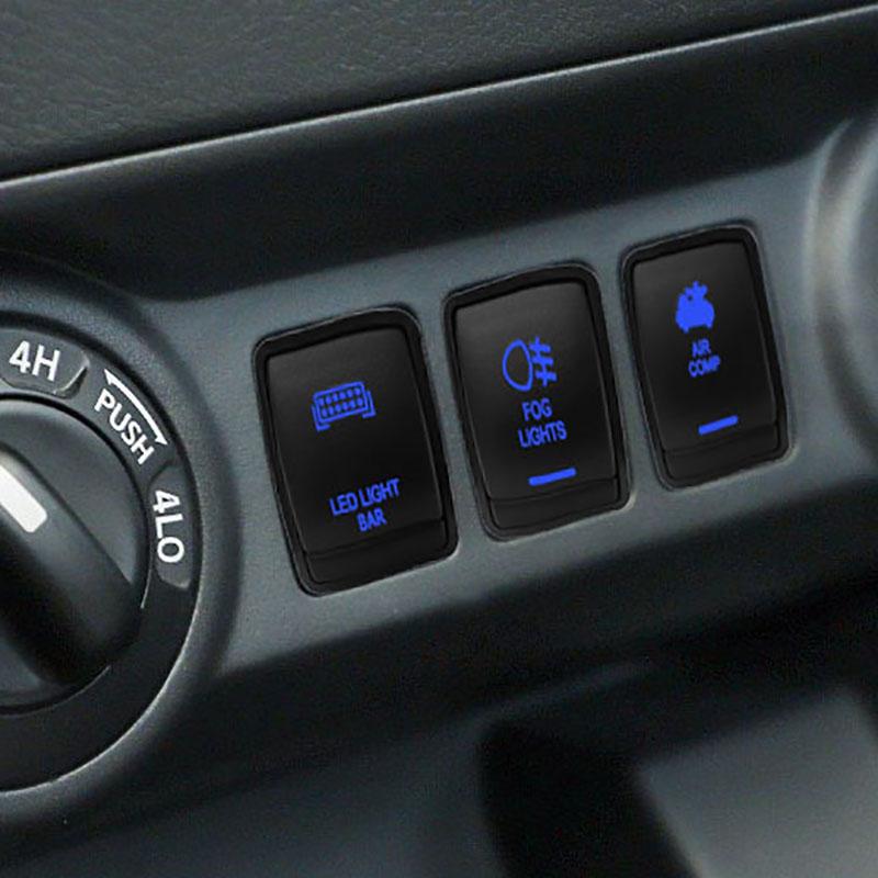 Blue Led Push Button Switch with Wiring Connector for Nissan Navara NP300 X-Trail Pathfinder 3Amp/12V Cup Holders 5