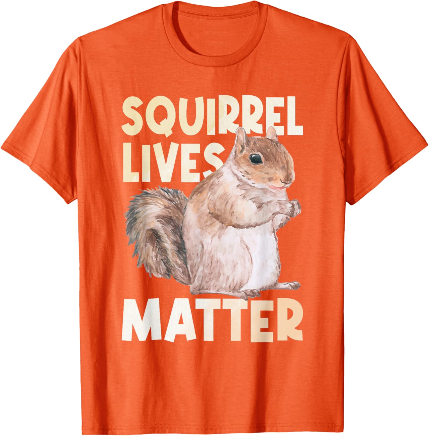 

Squirrel Lives Matter Funny Animal Lover Graphic Tee Casual Cotton Short Sleeve T-Shirt 4XL