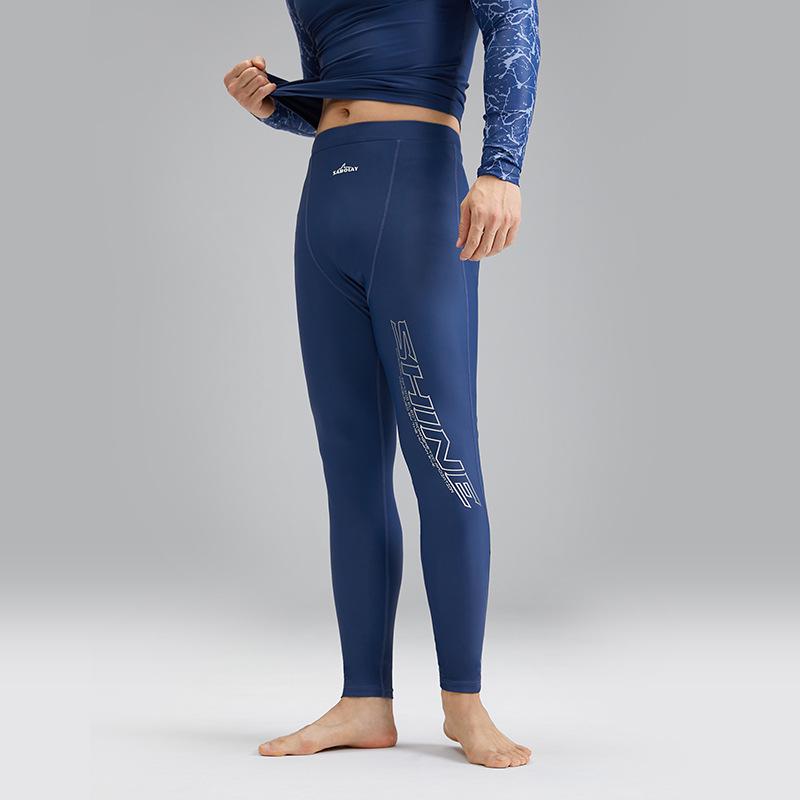 

Корейский мужской быстросохнущий купальник с длинным рукавом и защитой от УФ-лучей UPF+ для серфинга - устойчивый к хлору и дышащий L