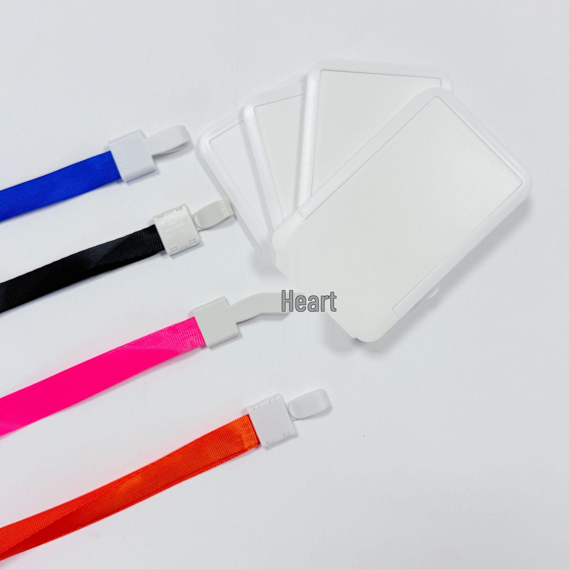 ABS Plastic Sliding Name Badge Holder for Employee ID Cards