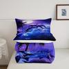Dolphin Bedding Set 3D Printed Duvet Cover Set Skin-Friendly Single Twin Double Size Bedroom Decor Duvet Cover Set Birthday Gift