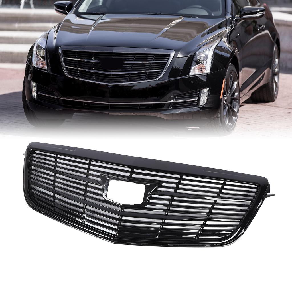 Front Bumper Upper Grille 22879627 Rugged Front Upper Hood Grill Replacement for ATS 2015-2019