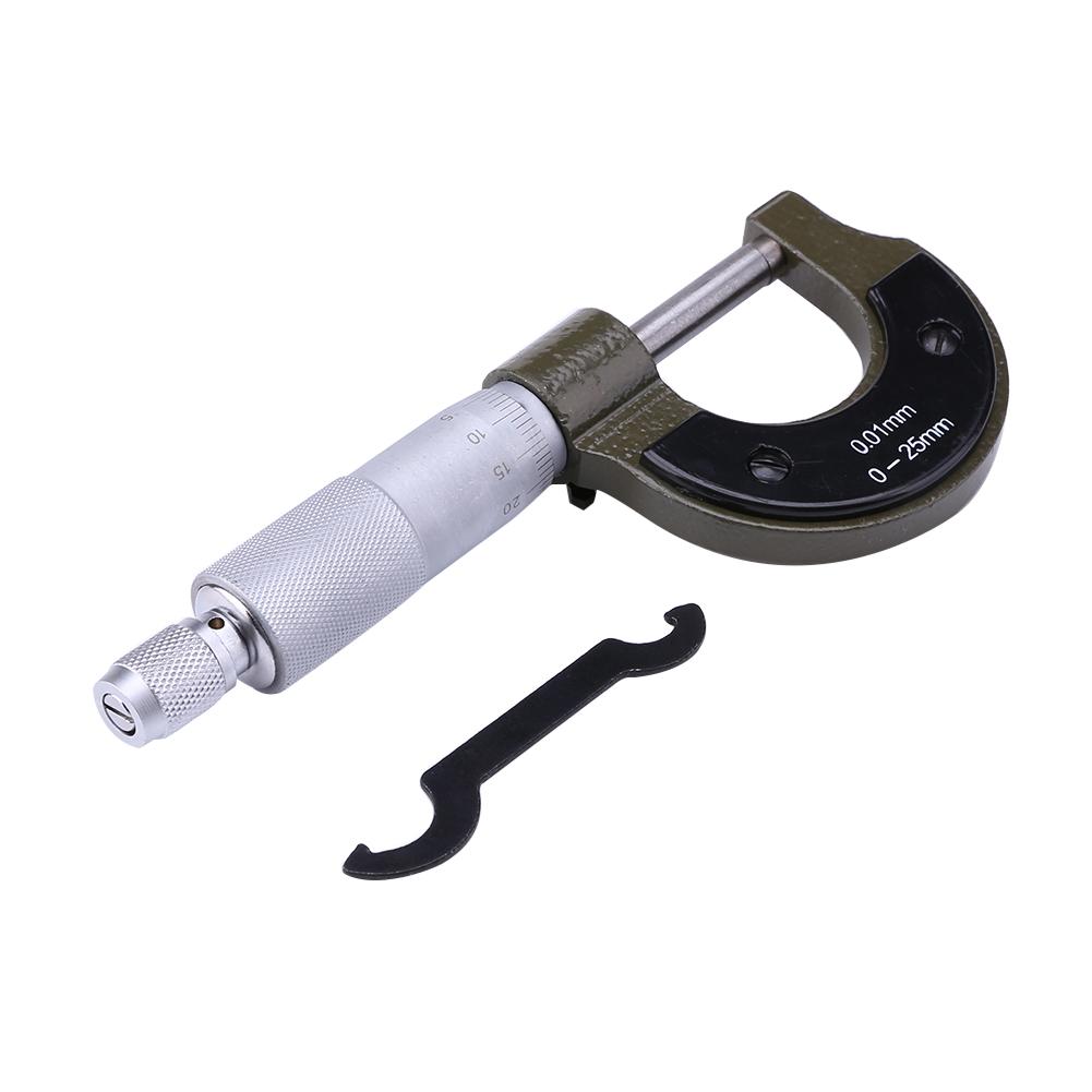 Practical Micrometer Carbon Steel Measurement Micrometer Precise Tools Gauge Micrometer Accessories Accurate Measuring Tool