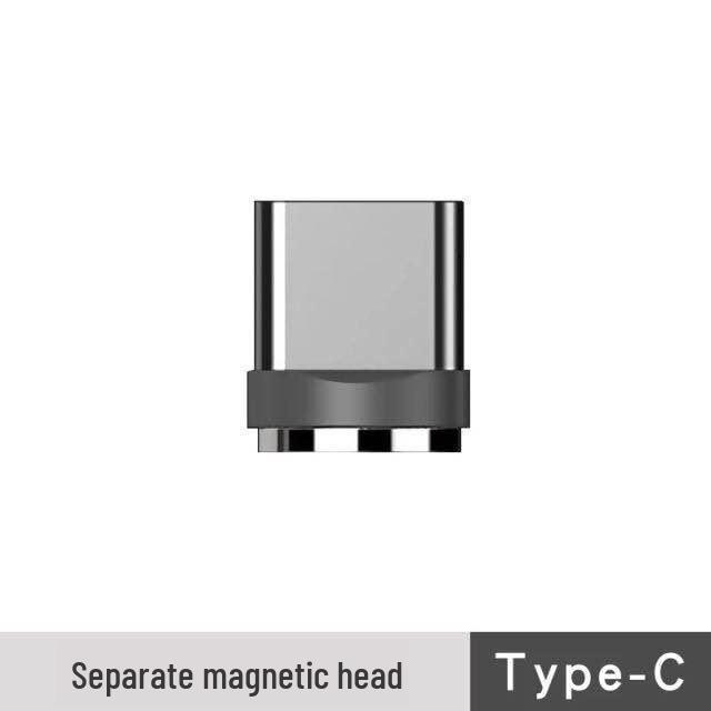 Nylon Magnetic 3-in-1 Charging Cable for Android, Apple, and Type-C Devices