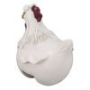 Funny Chicken Figurine Ornament Synthetic Resin Colorfast Exquisite Resin Chicken Ornament for