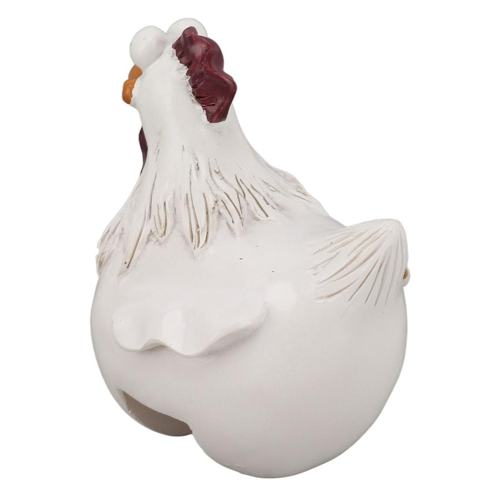 Funny Chicken Figurine Ornament Synthetic Resin Colorfast Exquisite Resin Chicken Ornament for