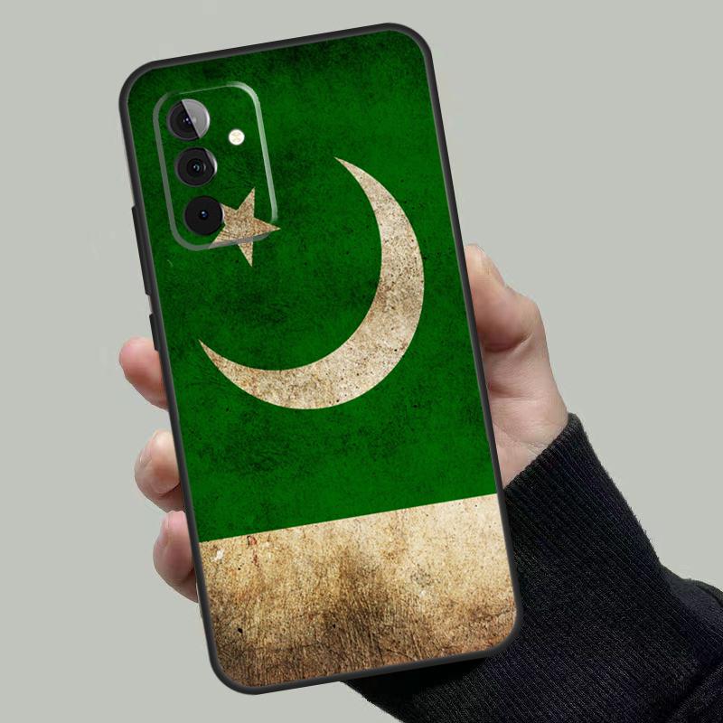 Pakistan Flag Banner Case For Samsung Galaxy A55 A35 A15 A52 A32 A12 A16 A26 A36 A56 A53 A33 A13 A14 A34 A54 A17