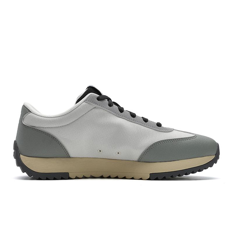 New FILA MODERNO Abrasion Resistant, Breathable, Lightweight Low Top Casual Shoes Men's Silver Gray F12M531114FSC