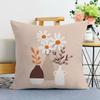 Light Luxury Simple Printed Decorative Pillowcase Bedroom Living Room Square Cushion Pillowcase