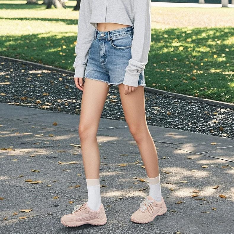 Genuine Leather 2025 Spring New Lace Pearl Casual White Shoes for Women, Thick Soled Sports Forrest Gump Shoes for Women