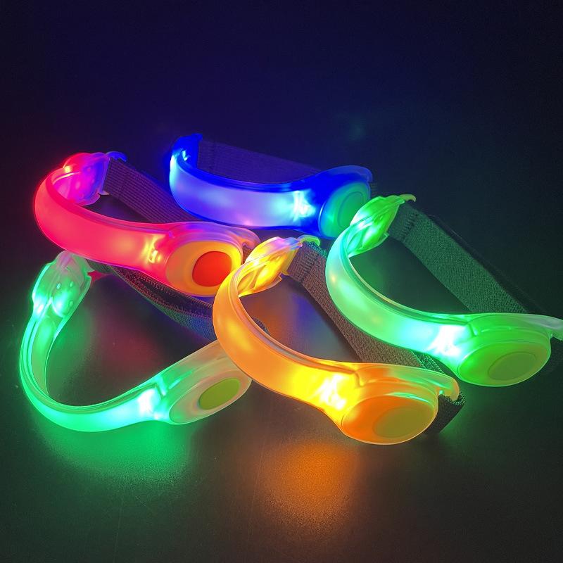 Luminous Armband For Outdoor Sports Running Cycling Light Up Adjustable Velcro Night Safety Arm Band