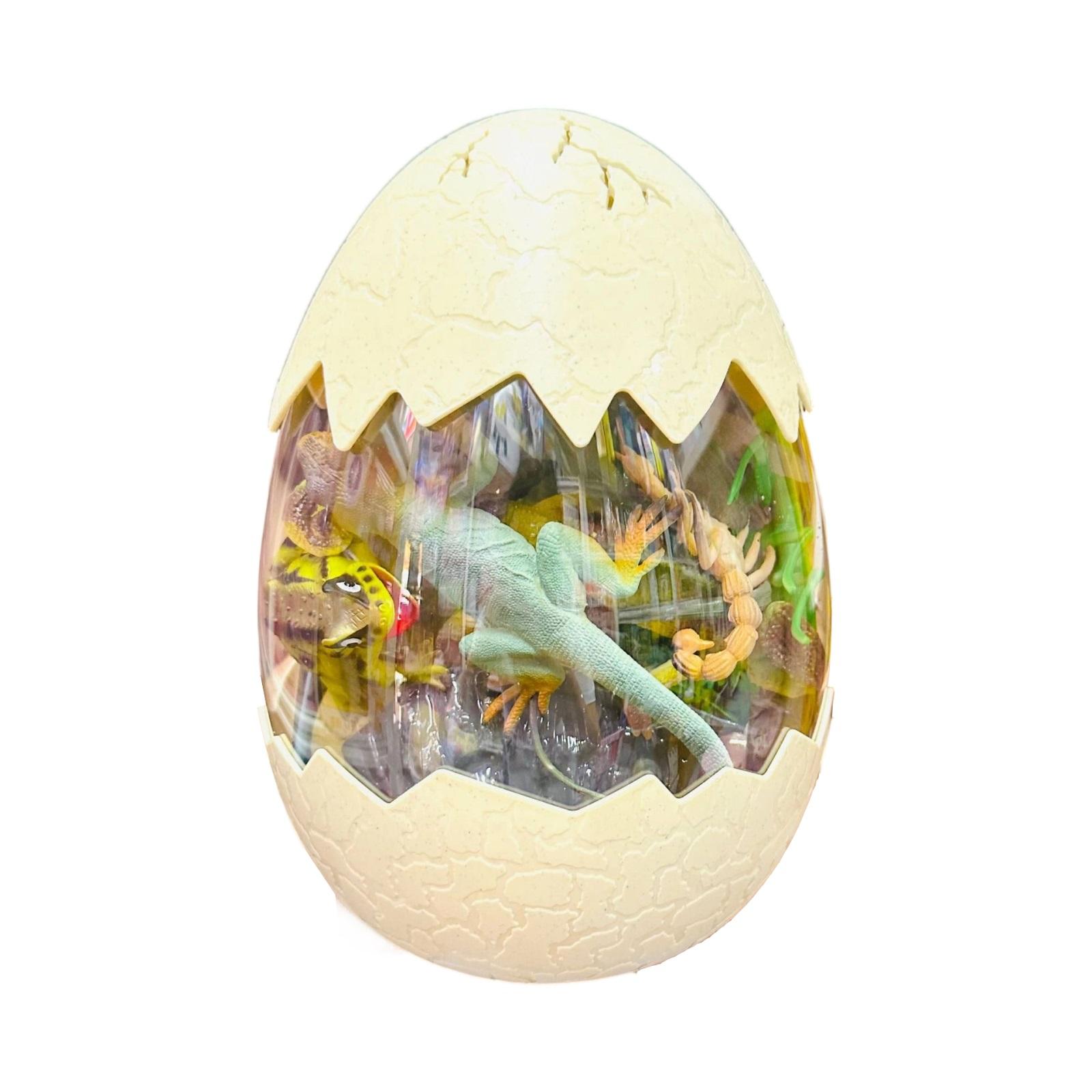 

Easter Dino Egg Toy - Hatchable Dinosaur Animal Figures, Surprise Egg With Play Set For Kids & Collectors One Size