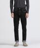 PANICALE Black Washed Spandex Denim Pants