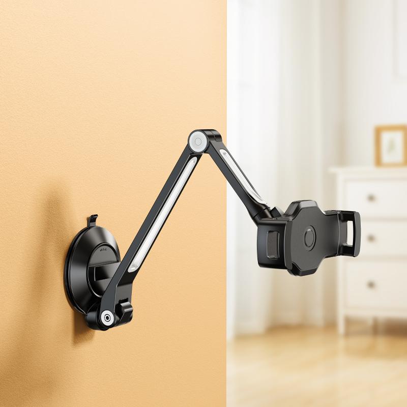 

Oatsbasf Suction Cup Tablet Stand Holder 360° Rotate Long Arm Adjustable Phone Tablet Bracket for iPhone iPad 4.7-12.9 Devices чорний