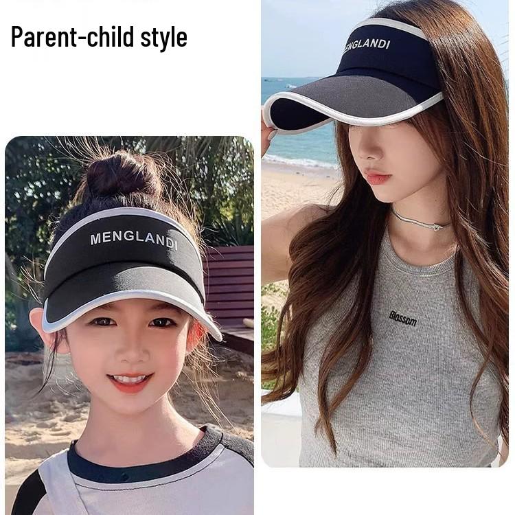 Children's Outdoor Visor Hat: Women's Summer Sun Protection for Hiking & Sports