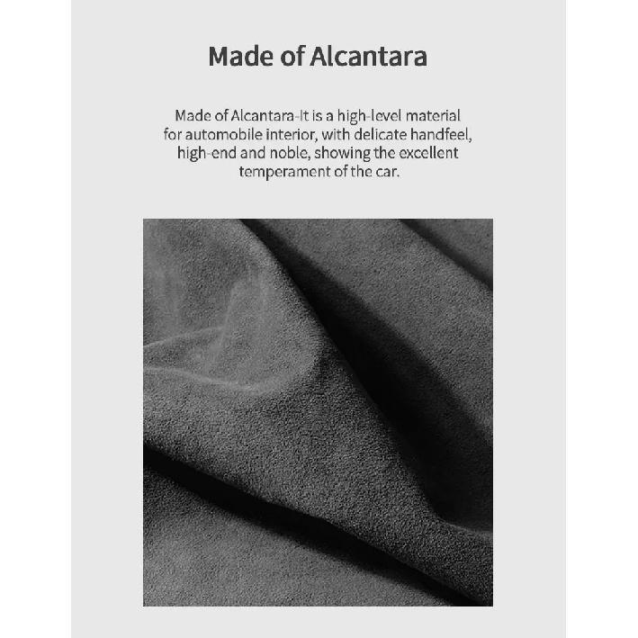 Made of Alcantara For Mercedes-Benz GLE W167 GLS X167 Gear Shift Knob Boot Cover Trim Stickers Car lnterior Tuning Accessories
