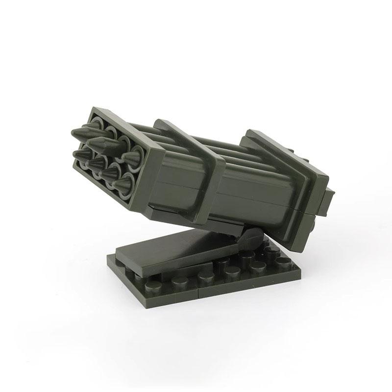 MOC WW2 Militärpistole Kanone Bausteine Schwere Waffen Kriegsszene Soldaten Armee Figuren Zubehör Waffen Steine Spielzeug