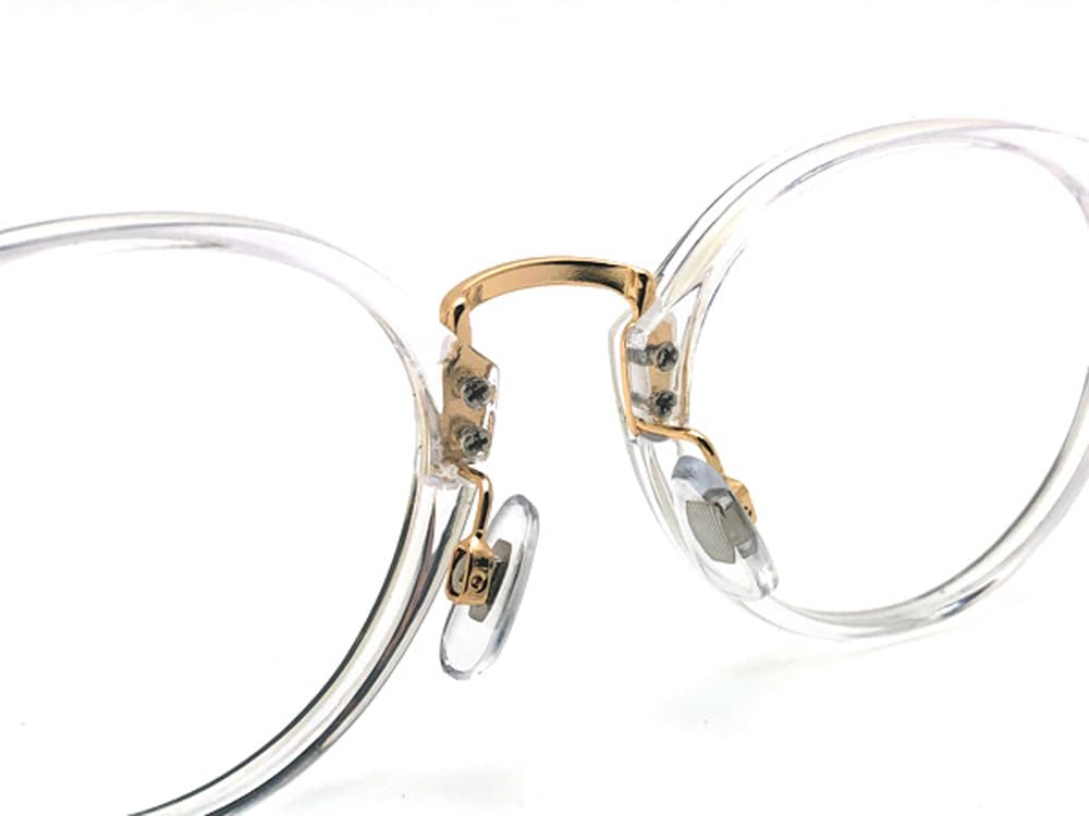 [SPEED ADDICT] GOLD BRIDGE BOSTON SUNGLASSES (Gold Bridge Boston Sunglasses) CLEAR × CLEAR