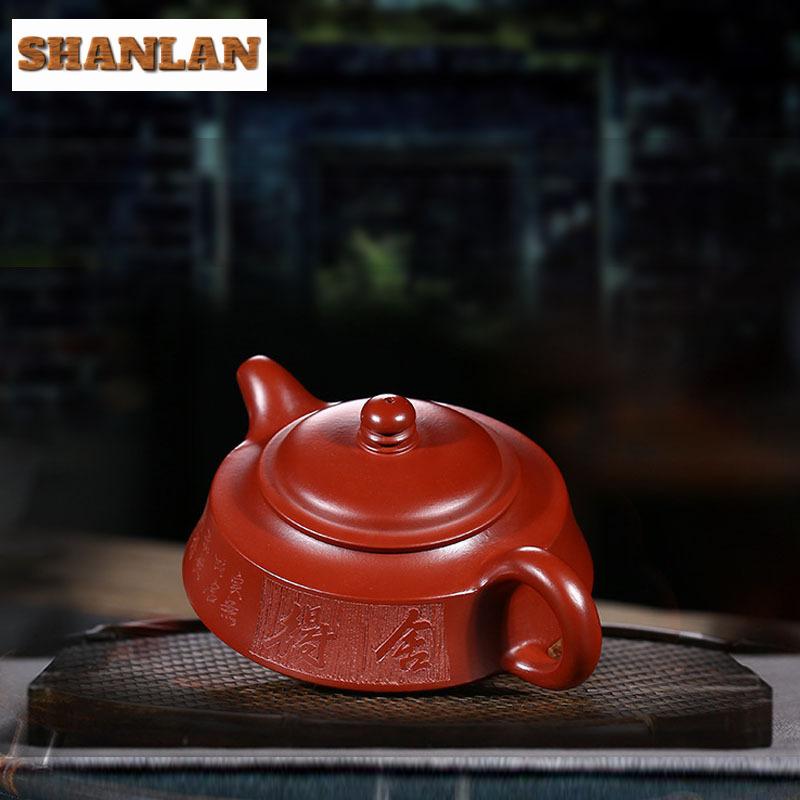 150ml Elegant Yixing Purple Clay Teapots Handmade Weekly Count Pot Raw Ore Zhu Mud Kettle Zisha Tea Set Tea Services Collection