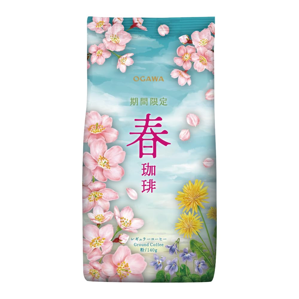 

Ogawa Coffee Limited Edition Spring Coffee 140g x 3 packs Powder,