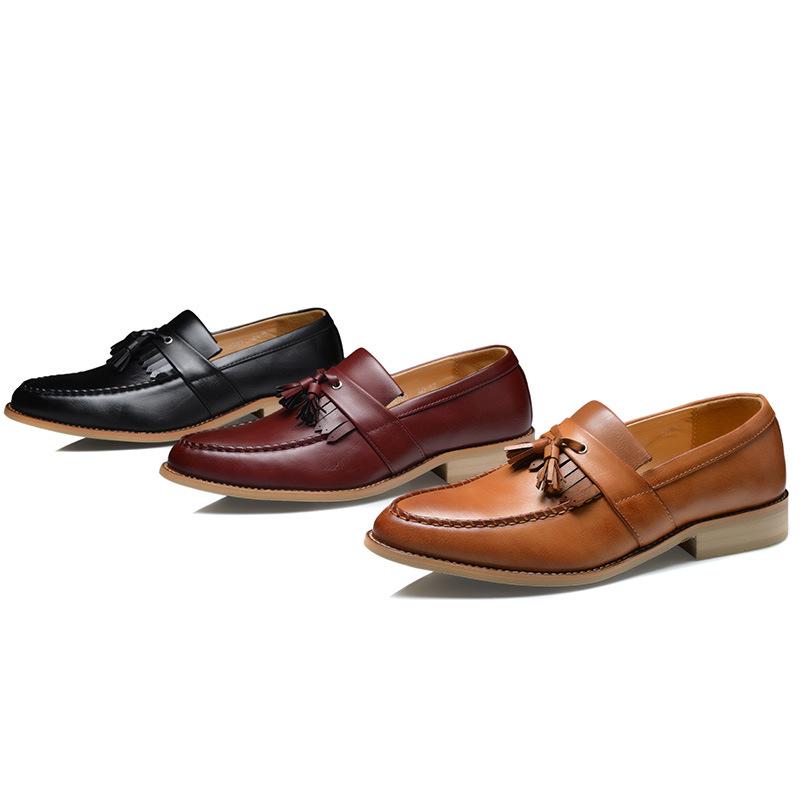 Spring Men's New Arrival: Stylish Korean Trendy Casual & Business Formal Leather Pointed Toe Shoes