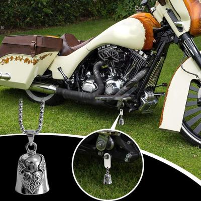 Sino de Motocicleta Asa de Coração Suprimentos para Motocicleta Boa Sorte Sino de Biker Para Motociclistas Viagem Longa Viagem de Carro Deslocamento Diário