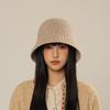 Fisherman Hat - Warm Knitted Bucket Hat For Women, Autumn Winter Beanie With Wide Brim, Foldable Outdoor Cap Korean Style