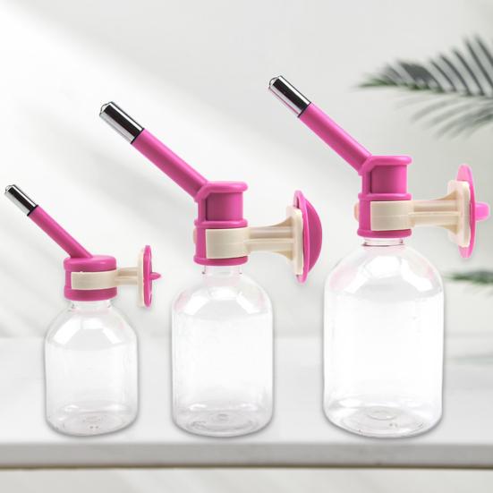 Yousheng 150/250/500ML Hängender Haustiertränker Hohe Kapazität Bissfest Glatte Kanten Sturzsicher Leicht zu Tragen Futter Kunststoff Haustier Hängender Roll-on