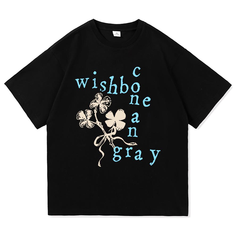 Lucky Charm Collage TShirt Wishbone Album Conan Gray Kid Krow 2025 Menwomen Clothing Harajuku High Quality Tops Cotton TShirts